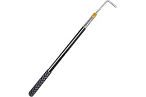 succulentlovers 1 PCS RV Awning Opener - Stainless Steel RV Awning Telescopic Puller Extends from 19'' to 61.8'' Telescoping Pole with Hook for RV Awning, Tent, Shelter, Camper, Canopy