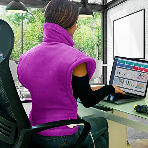 Cure Choice® XL Electric Heating Pad for Back Pain Relief, Ultra Soft