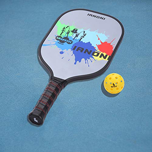 Graphite Composite Pickleball Paddle-IANONI Pickleball Paddle with Graphite Face & Polymer Honeycomb Core For Indoor&Outdoor Pickleball Games,Played By Men/Women,24-Hour Customer Support