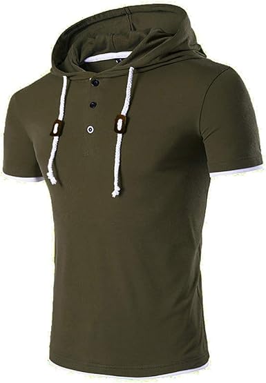 short sleeve hooded tee