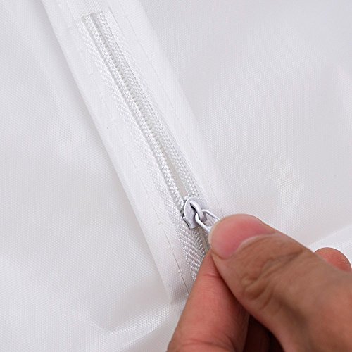 Bringsine Top Quality See-Through Travel Garment Suit Clothes Covers Bags clothes Organizer Dress Dustproof Storage Zipper Bags Protector 40 Inches Long, Pack of 5 (60x100CM)