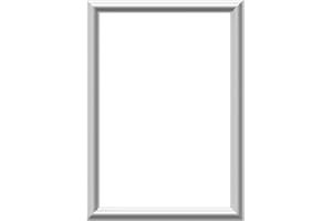 Ekena Millwork PNL20X28AS-01 20"W x 28"H x 1/2"P Ashford Molded Classic Wainscot Wall Panel, ‎Factory Primed White