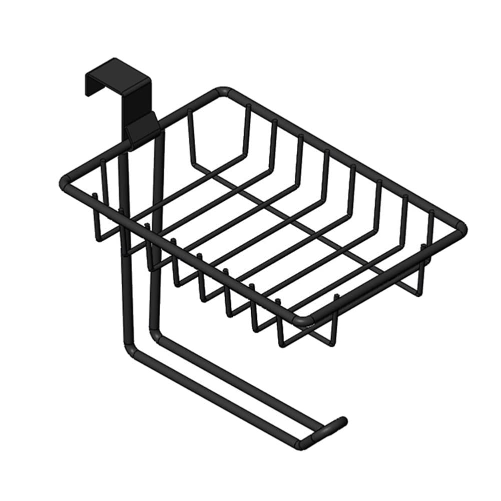 Lrtzizy Toilet Paper Holder over the Tank Tissue Roll Holder Hanging over Bathroom Cabinet Door Shelf Storage Rolls/Phone