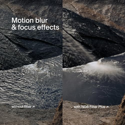 Urth 40.5mm Magnetic Filter Kit ND8, ND64, ND1000 (Plus) for 3 in 1 Lens — Neutral Density, 20 Layer Nano-Coating, HD Optical Glass Camera Filter with 2 Caps