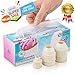 Pastry Bags - 12 inch Clear Piping and Decorative Icing Frosting Bags with 80 Pieces of Heavy Duty Extra Thick Disposable, In a Hassle-Free Dispenser Box + Gift of 3 Professional Couplers