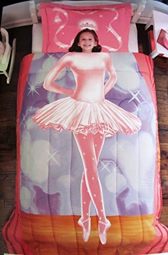 Dream Big Become Your Bedtime Story Twin/Full Comforter (Ballerina)