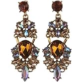 HOFULL Vintage stud earrings Vintage Style Earrings Heavy Industry Baroque Water Drop Earrings Luxury Beautiful Fashion Earrings Jewelry Gifts