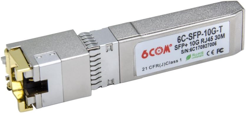 6COMGIGA 10GBase-T SFP+ RJ45 Copper Module Transceiver for Intel Netgear, Ubiquiti, and Other Open Switch, up to 30m - Image 4