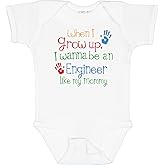 inktastic Engineer Like Mommy Baby Bodysuit