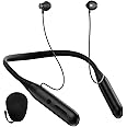 ZXQ Wireless Bluetooth Neckband Headphones 100 Hours Long Playtime,Around The Neck Bluetooth Earbuds with Microphone,Waterproof Sport Earphone,Over The Neck Headset with Storage Case