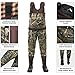 HISEA Hunting Waders for Men with 600G Insulated Boots, 4.5mm Neoprene Waterproof, Bootfoot Chest Wader Fishing Duck Hunting