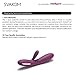 SVAKOM Lester Powerful Ultra-long Battery Intelligent G-spot Rechargeable Rabbit Vibrator with Heating Mode(Violet) .