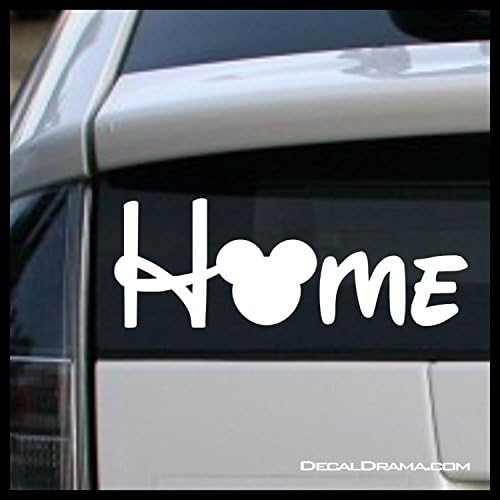 Home, Disney-inspired Fan Art SMALL Vinyl Decal | Kissing Mickey Mouse Minnie Mouse Disney Pie-eyed Mickey | Cars Trucks Vans Laptops Windows Cups Tumblers Mugs Walls | Made in the USA