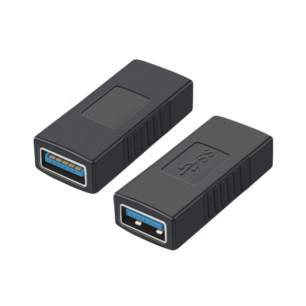Amazon USB 3.0カプラ, CableCreation USB 3.0中継アダプタ (2個セット） USB 3.0 (メス