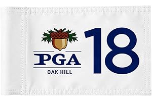 2but Standard Golf Flag PGA Golf Pin Flag Practic Putting Green Golf Flag For Backyard Garden Double-Sewn 600D Nylon Miniature Pin Flag Regulation Tube Flag 20" L x 13" H white