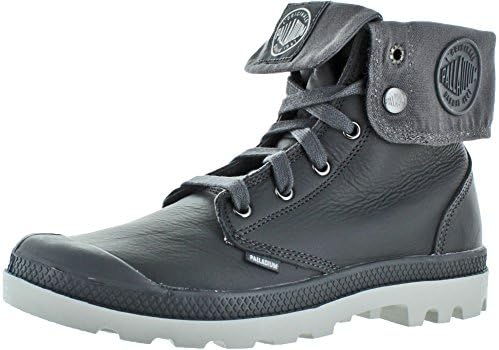Palladium Men's Pallaville Hi Cuff L Combat Boot, Forged Iron, 13 M US
