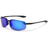ZIHVEUC Light Wrap Around Fishing/Driving Polarized Bifocal Reading Sunglasses x1.5 x2.0 x2.5 for Men Women Sport Sun Readers