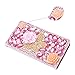 Spritech(TM) 3D Handmade Bling Pink Samsung S6 Edge+ Diamond Design Case Luxury PU Leather Wallet Case Flip Cover with Card Slots and Stand Feature for Samsung Galaxy S6 Edge Plus