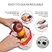 Premium Reusable Produce Mesh Bags, 12 Pack Washable Eco Friendly grocery bags with Drawstring For Shopping Storage, Fruit, Vegetable, and Toys