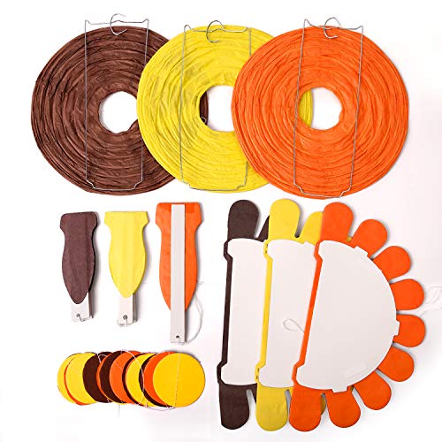 Happy Fall Thanksgiving Day Party Decorations Orange Yellow Brown