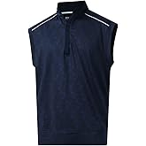 M MAELREG Golf Vests For Men Dry Fit Lightweight Moisture Wicking Performance Sports Breathable Golf 1/4 Zip Pullover Men