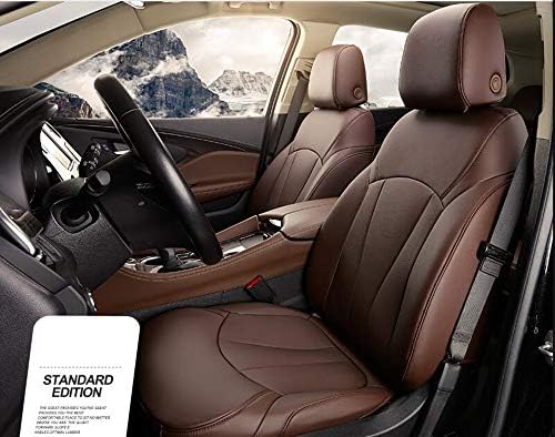 QCZT88 Car seat cover leather seat cover is compatible with Chevrolet Honda CRUZE, AVEO, EPICA, CAPTIVA, MALIBU, CAMERO, SAIL, LOVA,darkbrown,HondaCRUZE