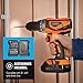 VonHaus MAX 20V Cordless Hammer Drill and Impact Driver Combo Kit with 2x Lithium-Ion 1.5Ah Batteries, Charger Kit and 21pc Accessories