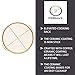 Copper Ceramic Crisping Tray, Choose Size, Great Air Fryer to Make Crisper Fries, Wings & More, Non-Stick, Dishwasher Safe. (Circle)