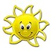 Tenna Tops Happy Florida Sun Sunshine Car Decor Antenna Topper Auto Accessory