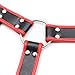 ClearUmm Men's Leather Body Chest Harness Belt with Double-shoulder Cage Belt Adjustable