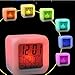 DZT1968® 7 LED Color Temperature Change Square Digital Alarm Clock