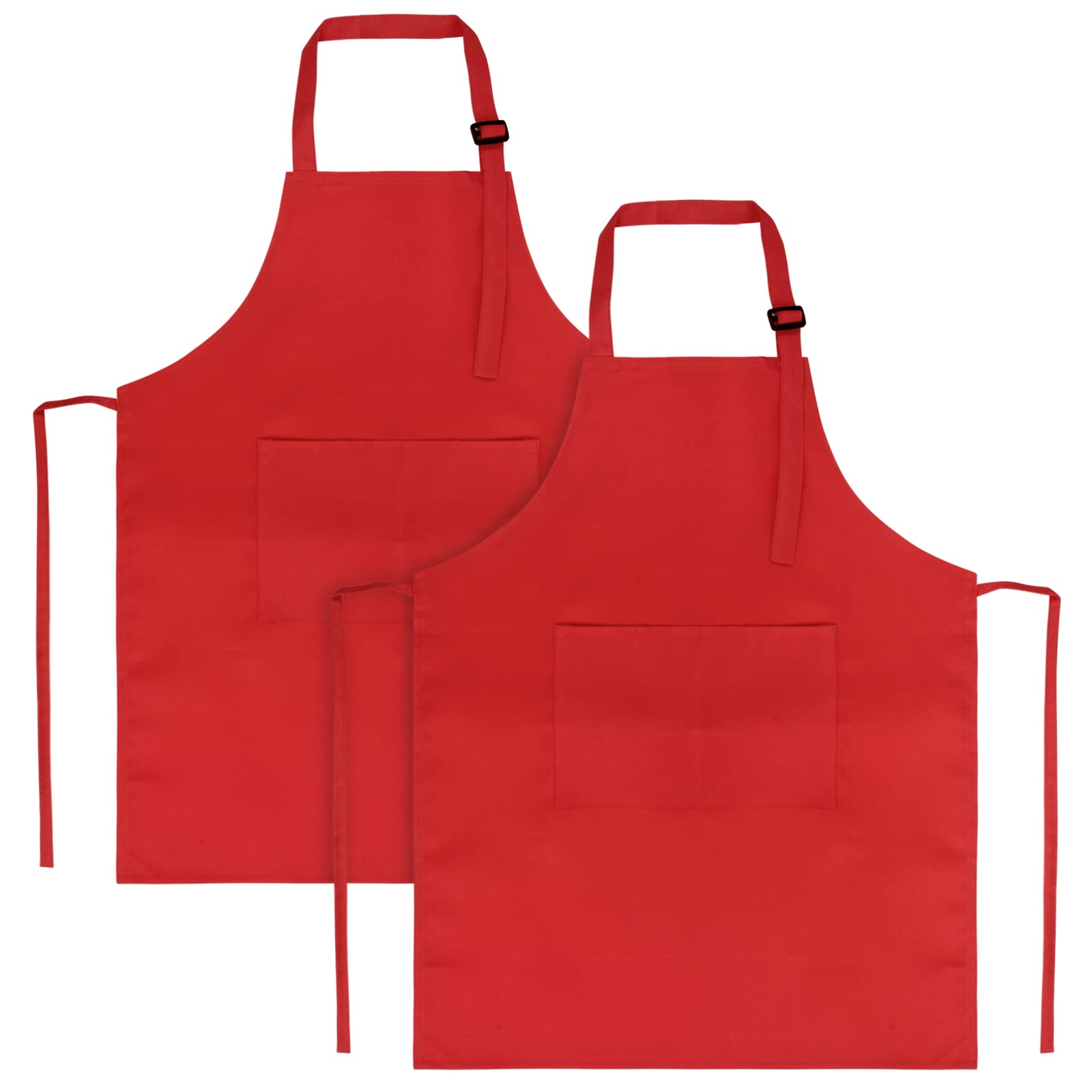 Photo 1 of ***MISSING PIECE*** SINLAND Kids Apron with Pocket 2 Pack Children Chef Apron for Cooking Baking Painting (S: 3-6 Years)