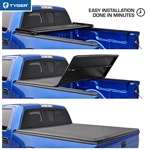 Tyger Auto T3 Soft Trifold Truck Bed Tonneau Cover Compatible with