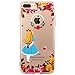 JAHOLAN iPhone 7 Plus Case, iPhone 8 Plus Case Amusing Whimsical Design Clear TPU Soft Case Rubber Silicone Skin Cover for iPhone 7 Plus iPhone 8 Plus - Wonderland
