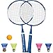 TINTON LIFE 1 Pair Badminton Racket for Children Indoor/Outdoor Sport Game(Blue)