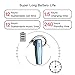 Bluetooth Headset, Handsfree Wireless Earpiece with Mic and Mute Key for Business/Office/Driving (Bluetooth V5.0, 240 Hours Standby Time, Blue)