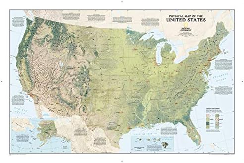 National Geographic North America Wall Map - Classic - Laminated