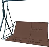 JEWELTH Replacement Swing Seat Cover 600D Oxford Waterproof Coffee view 2