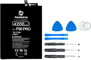 Asesino Battery Compatible with Huawei P30 3650mAh with Replacement Toolkit HB436380ECW