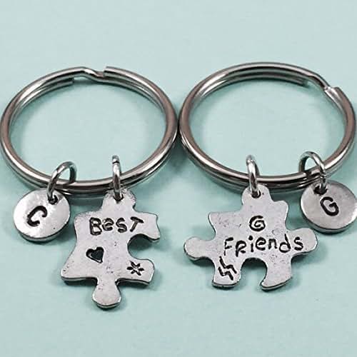 Best friend keychain, friend keychain, bff keychain