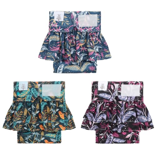 CuteBone Female Dog Diapers Skirts Reusable Puppy
