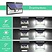 Solar Lights Outdoor, SUNTOLL 40 LED Wireless Motion Sensor Light with 3 Lighting Modes, 270° Wide Angle, IP65 Waterproof, Super Bright Security Wall Light for Front Door, Yard, Garage, Patio, Pathway