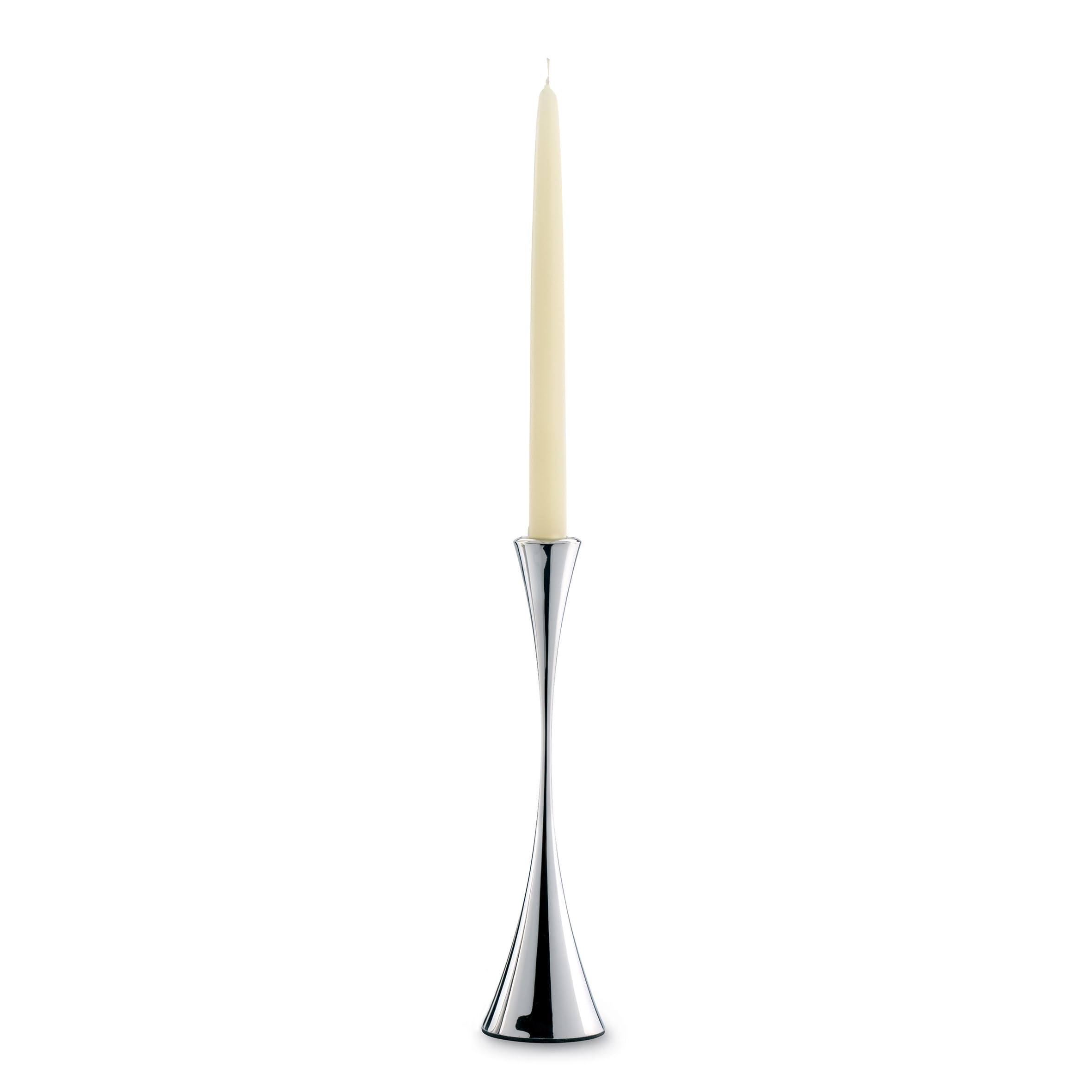 Robert Welch Arden Candlestick, Medium. Made from Stainless Steel.