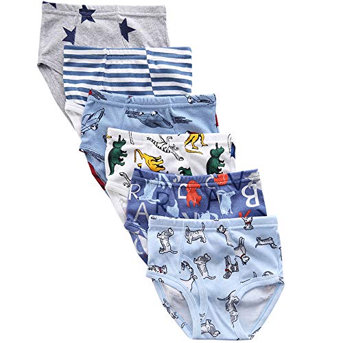benetia Boys Toddler Underwear Briefs Cars Cotton 6 -Pack 2t 3t
