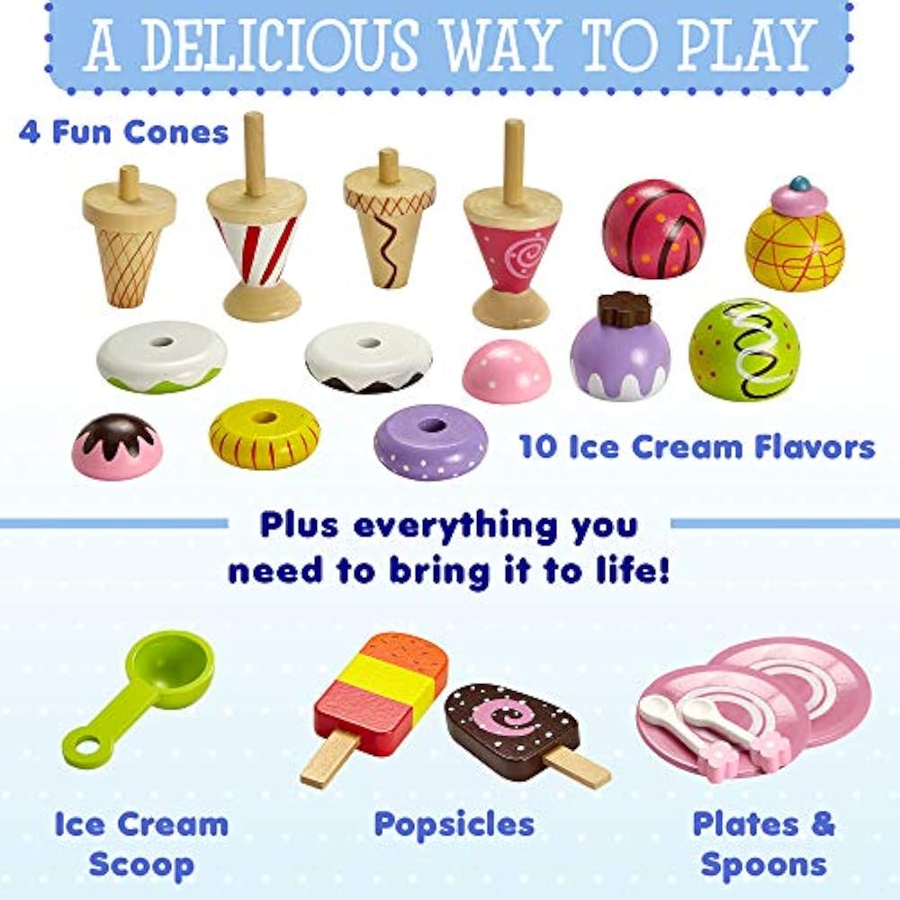 Ice Cream Toy Pretend Set Kids Toys & Games eBay