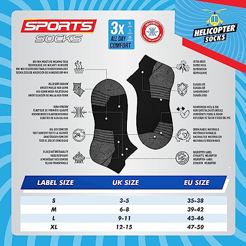 10 Paia Calzini Uomo Corti Spugna Estivi Calze Donna Corte Sportivi Running EU 39-42, Multicolore S