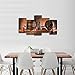 Cao Gen Decor Art-PSRP12826 panels Wall Art Fruit Grape Red Wine Glass Painting on Canvas Stretched and Framed Canvas Paintings Ready to Hang for Home Decorations Wall Decor