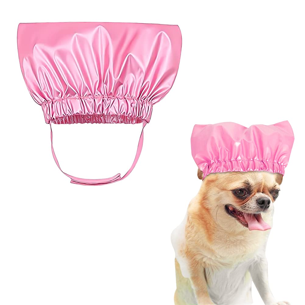 Dog Shower Hat Pet Bath Shower Caps Waterproof Dog Cat Bathing Cap Reusable Dog Cat Ear Covers Protector for Bathing