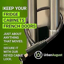 Urban August Child-Proof Refrigerator Lock with