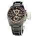 Seiko Black Dial Chronograph Black PVD Stainless Steel Mens Watch SNDD65
